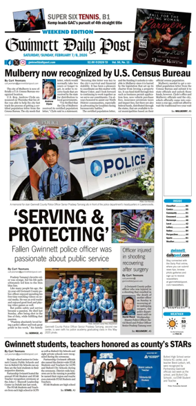 Cover of Gwinnett Daily Post