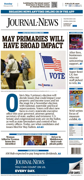 Cover of Hamilton Journal News