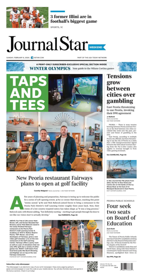 Cover of Journal Star (Peoria)