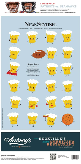 Cover of Knoxville News Sentinel