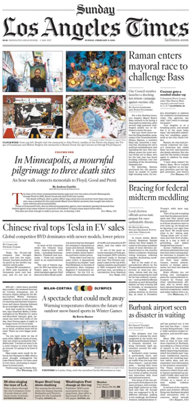 Cover of Los Angeles Times (Sunday)