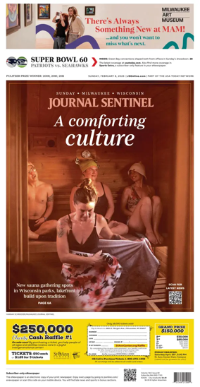 Cover of Milwaukee Journal Sentinel