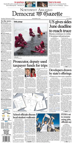 Cover of Northwest Arkansas Democrat-Gazette