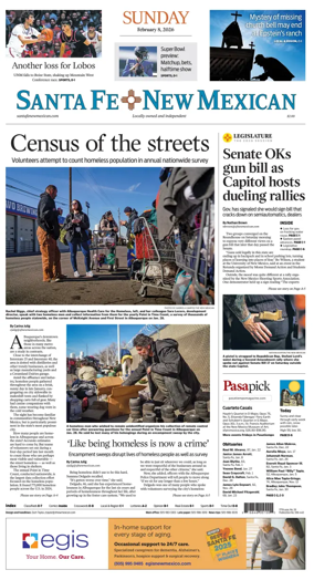 Cover of Santa Fe New Mexican
