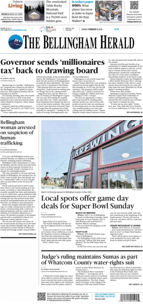 Cover of The Bellingham Herald (Sunday)
