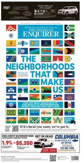 Cover of The Cincinnati Enquirer