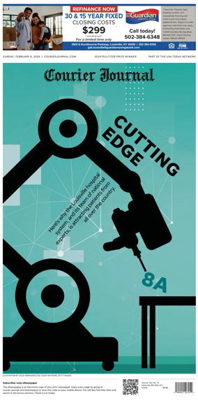 Cover of The Courier-Journal (Louisville)