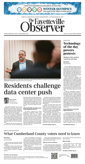 Cover of The Fayetteville Observer