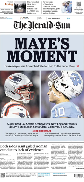 Cover of The Herald Sun (Sunday)