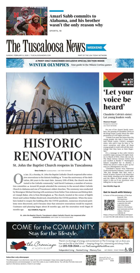Cover of The Tuscaloosa News