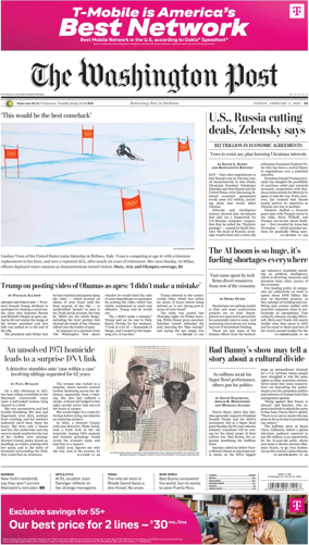 Cover of The Washington Post Sunday