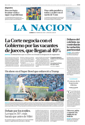 Cover of La Nacion