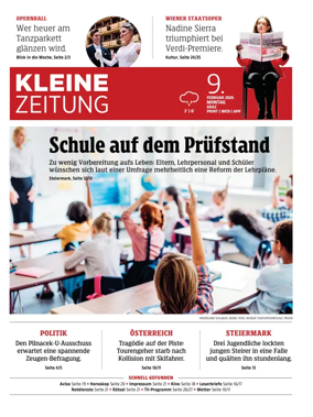 Cover of Kleine Zeitung Steiermark