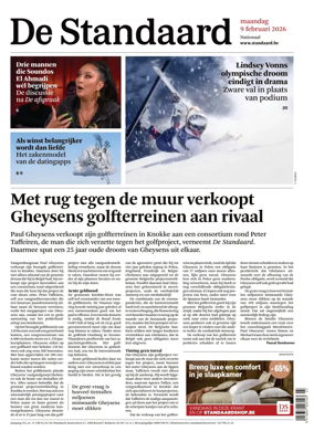 Cover of De Standaard