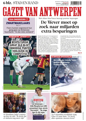 Cover of Gazet van Antwerpen Stad en Rand