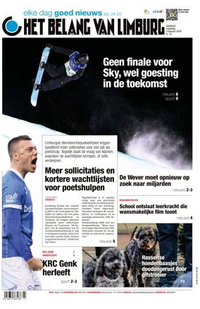 Cover of Het Belang van Limburg