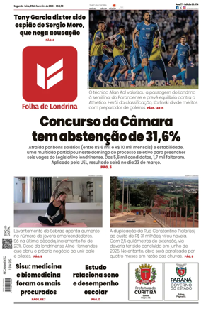 Cover of Folha de Londrina