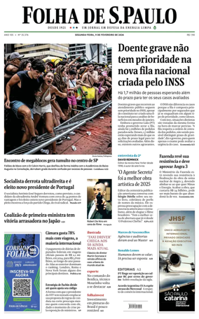 Cover of Folha de S.Paulo
