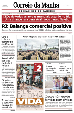 Cover of Jornal Correio da Manha