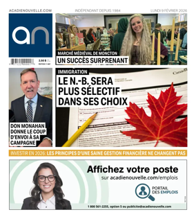 Cover of Acadie Nouvelle