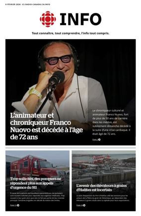 Cover of Radio-Canada Info