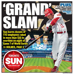 Cover of Toronto Sun