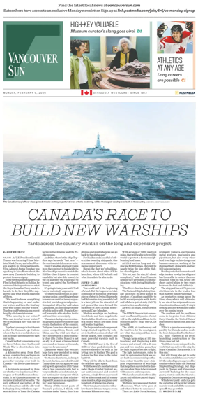 Cover of Vancouver Sun
