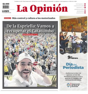 Cover of La Opinion