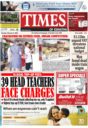Cover of Times of Eswatini