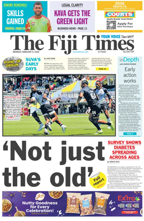 Cover of The Fiji Times