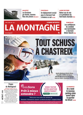 Cover of La Montagne (Clermont-Metropole)