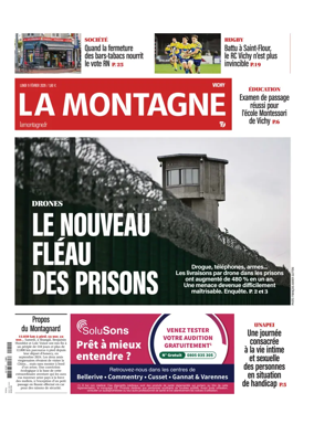 Cover of La Montagne (Vichy)