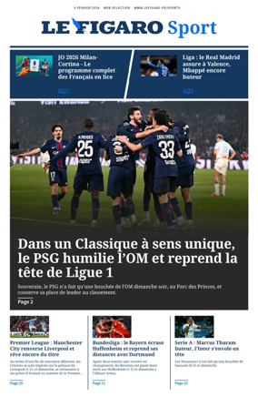 Cover of Le Figaro Sport
