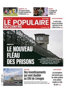 Cover of Le Populaire du Centre (Haute-Vienne)