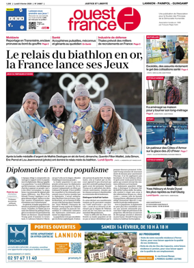 Cover of Ouest-France (Lannion / Paimpol / Guingamp)