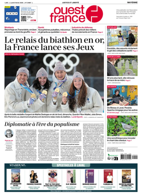 Cover of Ouest France (Mayenne)