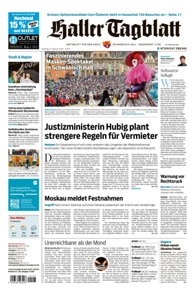 Cover of Haller Tagblatt