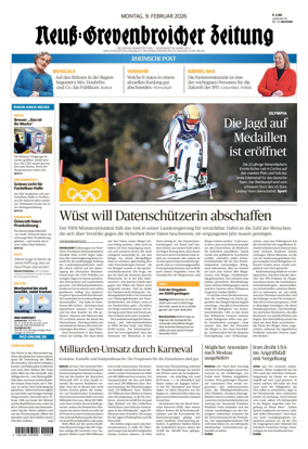 Cover of Neuss-Grevenbroicher Zeitung Neuss