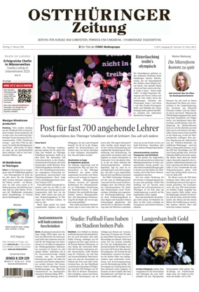 Cover of Ostthuringer Zeitung (Schleiz)