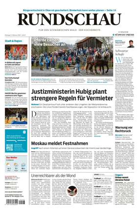 Cover of Rundschau fur den Schwabischen Wald – Der Kocherbote