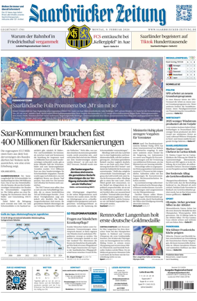 Cover of Saarbruecker Zeitung
