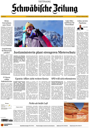 Cover of Schwabische Zeitung (Tettnang)