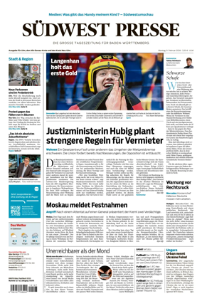 Cover of Sudwest Presse