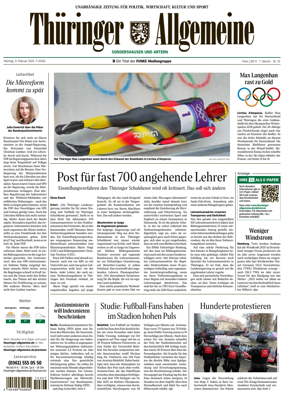 Cover of Thuringer Allgemeine (Sondershausen)