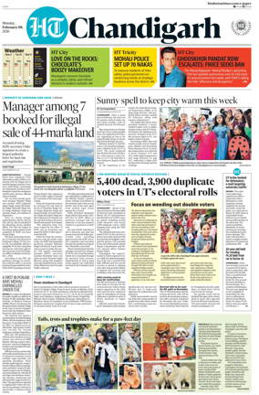 Cover of Hindustan Times (Chandigarh) - Live