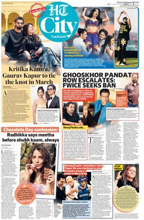 Cover of Hindustan Times (Lucknow) - Live