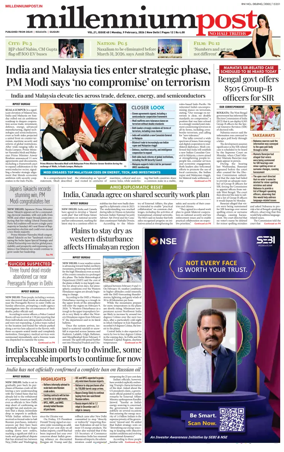 Cover of Millennium Post