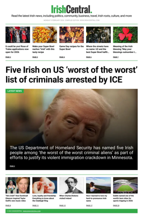 Cover of Irish Central