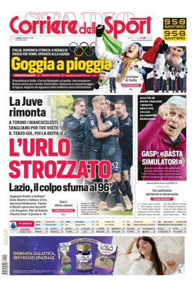 Cover of Corriere dello Sport (Lazio)
