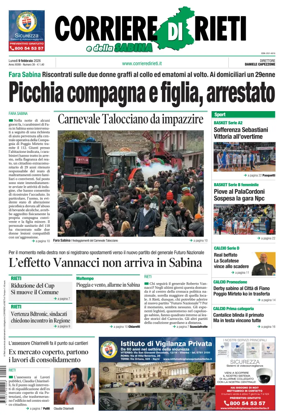 Cover of Corriere di Rieti